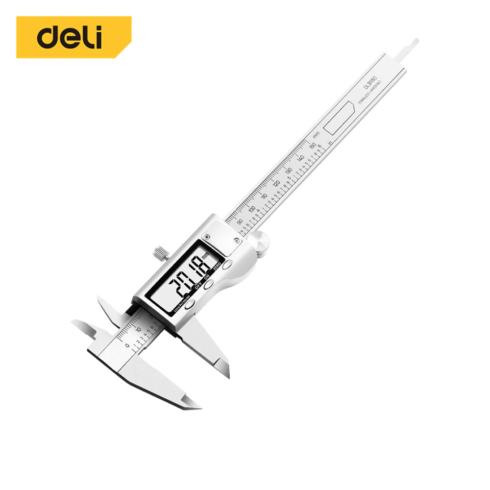 เวอร์เนียร์ 150มม DELI EDL91150C-SL-01 สีเงิน_0